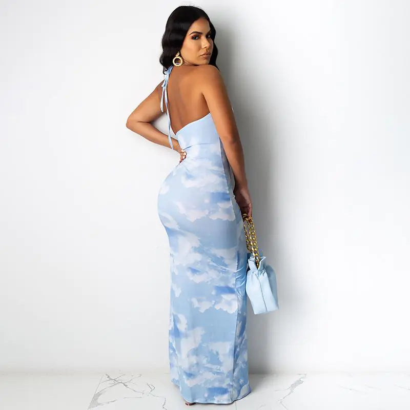 Cloud 9 Slim Halter Dress